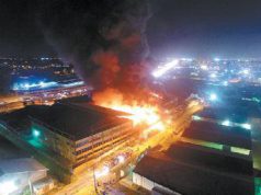 200 workers who are now on the breadline after TNT fire