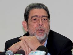 Prime Minister Gonsalves says road repair works are ongoing, amid proposed withdrawal of services by minibus operators Dr. Ralph Gonsalves