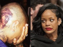 Rihanna disappointed with Chris Brown new tattoos, calls it a poor decision