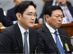 Samsung her arrested in South Korea
