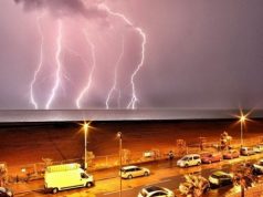 Violent storm sweeps across south east of England