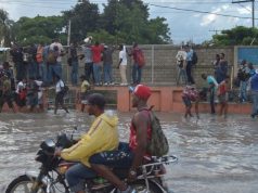 Haiti’s main international airport flooded by downpour
