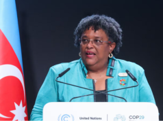 Prime Minister Mottley Calls on World Leaders to Fund Global Climate Crisis Mitigation at COP29