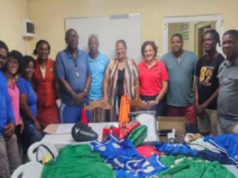 Dr. Christopher Stange Donates Sports Equipment to Bequia Sports Management Committee