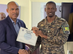 Four RSVGPF Officers Complete Regional Range Management Course