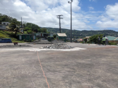 Rehabilitation Works in Progress at Edinboro Hard-court