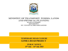 Temporary road closure as work is carried out on Gomea road project