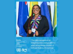 UN Spotlight on Vincentian Indigenous Youth Leader