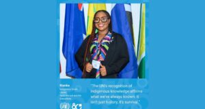 UN Spotlight on Vincentian Indigenous Youth Leader